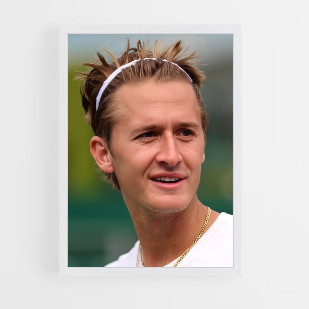 Poster Sebastian korda crête – affiche Tennis (vue 3)